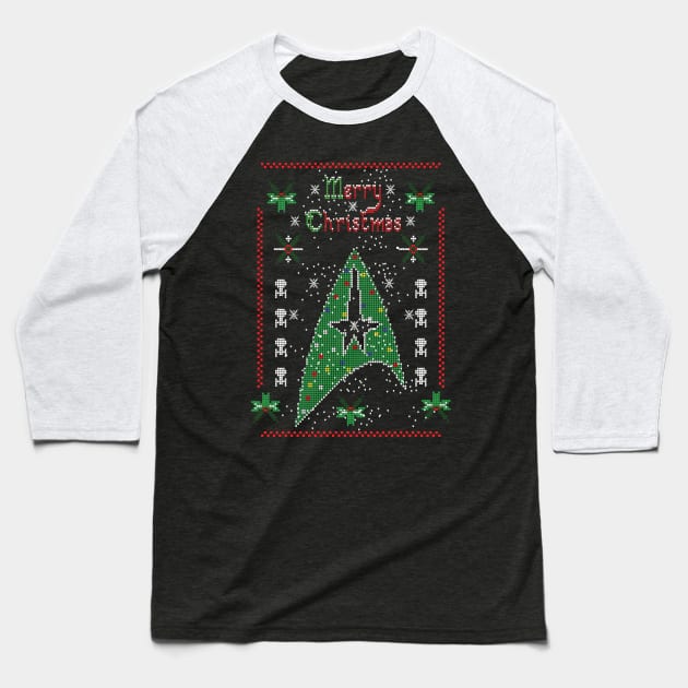 MERRY STARFLEET Baseball T-Shirt by KARMADESIGNER T-SHIRT SHOP